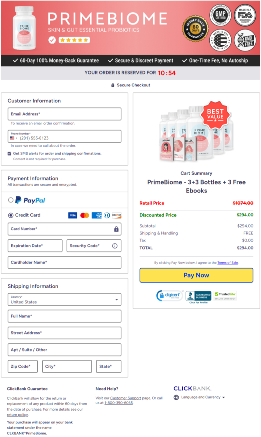 primebiome official website buy online price